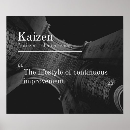 Poster Kaizen (Continue verbetering) (Voorkant)