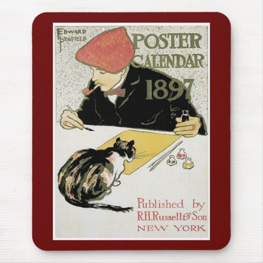Poster Kalender 1897 Muismat (Voorkant)