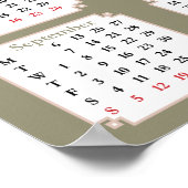 Poster, Kalender, 2021 , Paard, Fries Poster (Hoek)