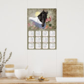 Poster, Kalender, 2021 , Paard, Fries Poster (Keuken)