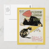 Poster kalender-briefkaart briefkaart (Voorkant / Achterkant)