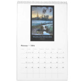 Poster kalender voor spoorwegstijl 2023 (Feb 2026)