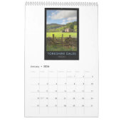 Poster kalender voor spoorwegstijl 2023 (Jan 2026)