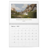 Poster kalender voor spoorwegstijl 2023 (Feb 2027)