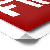 Poster kalk en handvuurwapens bewaren (Hoek)