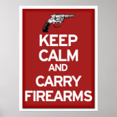 Poster kalk en handvuurwapens bewaren (Voorkant)