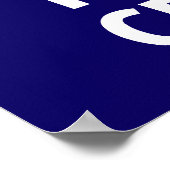 Poster kalk- en rolkratten behouden (d20, blauw) (Hoek)