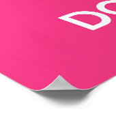 Poster kalm houden en donuts eten afdrukken (Hoek)