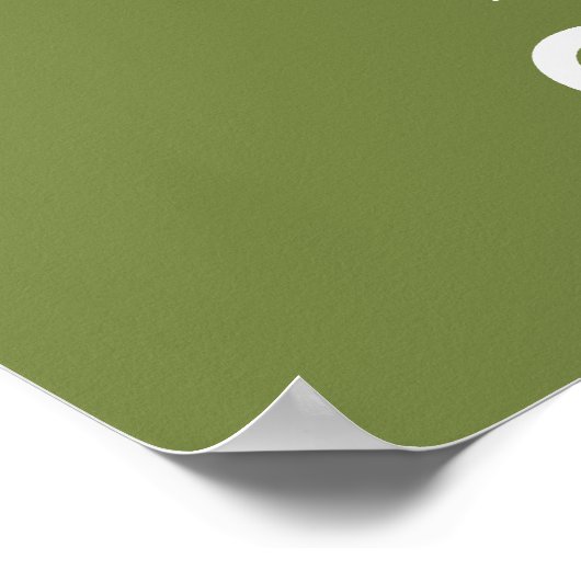 Poster kalm houden en eten (Hoek)