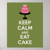 Poster kalm houden en eten (Voorkant)