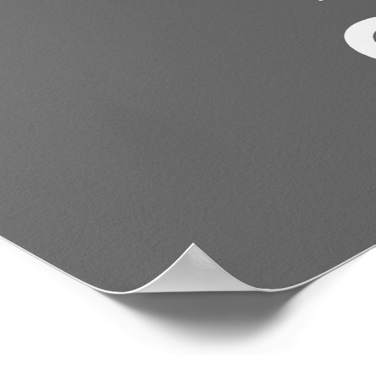 Poster kalm houden en eten (Hoek)