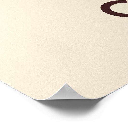 Poster kalm houden en eten (Hoek)