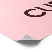 Poster kalm houden en eten (Hoek)