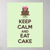 Poster kalm houden en eten (Voorkant)