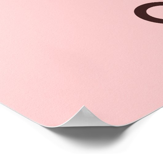 Poster kalm houden en eten (Hoek)