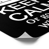 poster "Kalm houden of Noten doen" (Hoek)