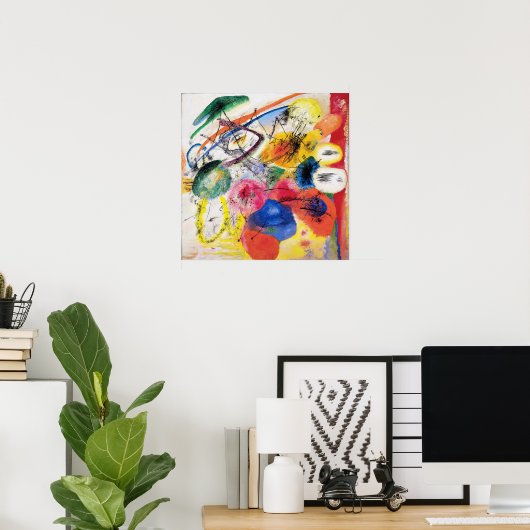Poster Kandinsky Black Lines (Thuiskantoor)