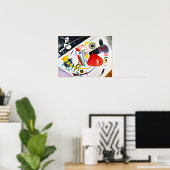 Poster Kandinsky Red Spot (Thuiskantoor)