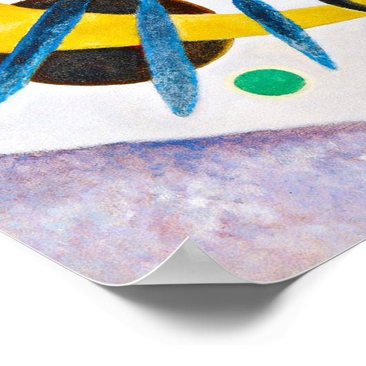 Poster Kandinsky Red Spot (Hoek)