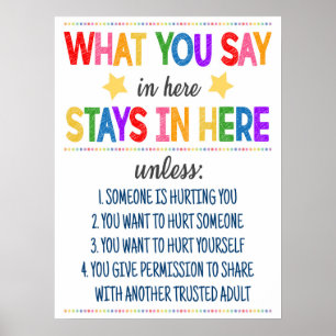 Poster Kantoor Vertrouwelijkheid advies