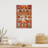 Poster KAR-MI Magicien Troupe VAUDEVILLE (Keuken)