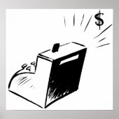 Poster kasregister (Voorkant)