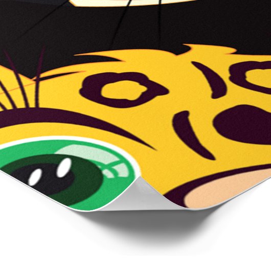 Poster Kat Faces (Hoek)