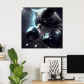 Poster katten (Thuiskantoor)