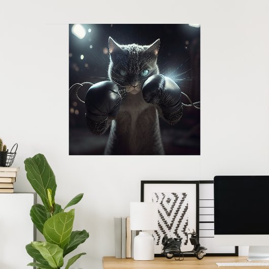 Poster katten (Thuiskantoor)