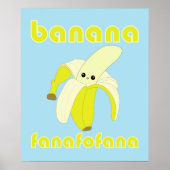 Poster Kawaii Banana Fanafofana (Voorkant)