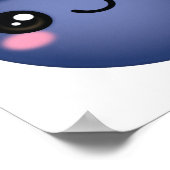 Poster Kawaii Blueberry (Hoek)