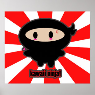 Poster Kawaii Ninja
