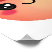 Poster Kawaii Peach (Hoek)