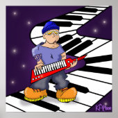 Poster "Keez" - door Kev Moore (Voorkant)