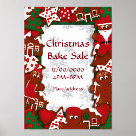 Poster kerstbake Sale Gingerbrood