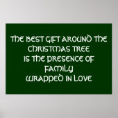 Poster kerstfamilie (Voorkant)