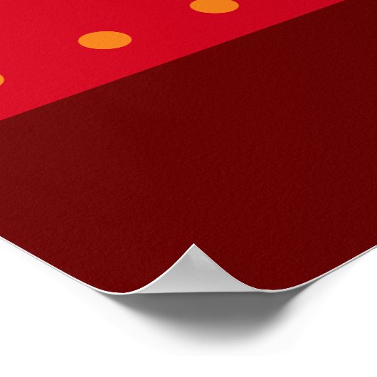 Poster kerstfeestdagen met kerstbomen (Hoek)