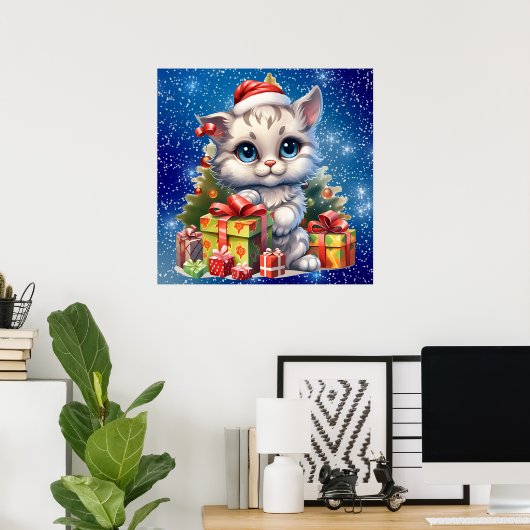 Poster kerstKat (Thuiskantoor)