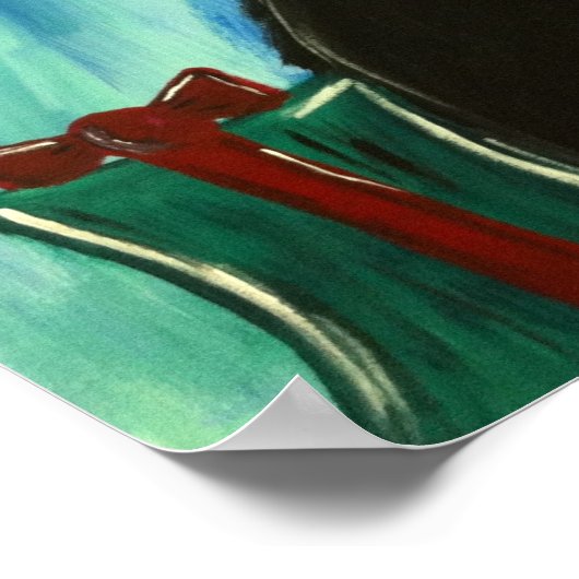 Poster kerstKat (Hoek)