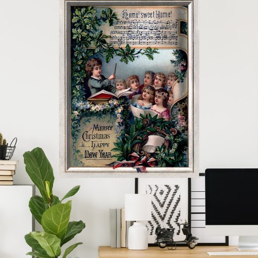 Poster kerstkoor (Thuiskantoor)