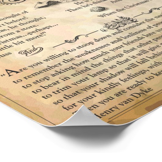 Poster kerstnieuws (Matte) (Hoek)