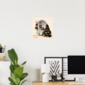 Poster kerstvenster (Thuiskantoor)