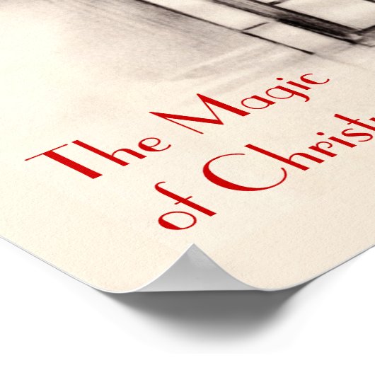 Poster kerstvenster (Hoek)