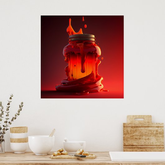 Poster Ketchup (Keuken)