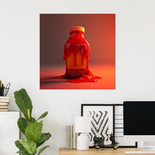 Poster Ketchup (Thuiskantoor)