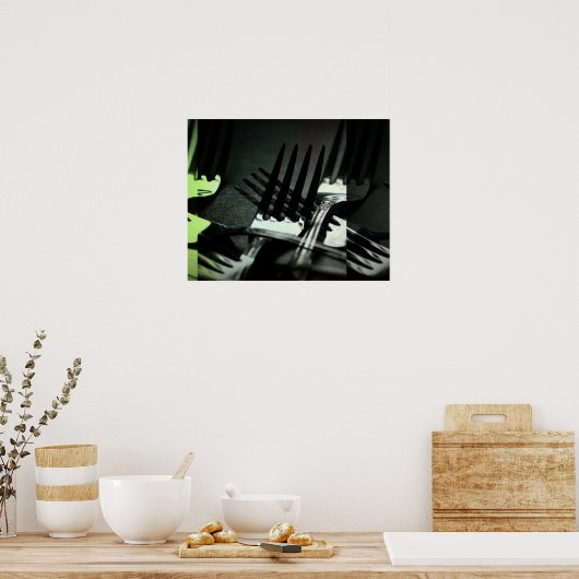 Poster keukenforken (Keuken)