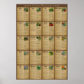 Poster Keukengeneesmiddelen (Voorkant)