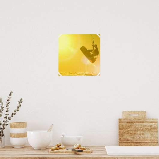 Poster keukenSilhouette (Keuken)