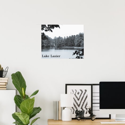 Poster Kijk Lake Lanier (Thuiskantoor)
