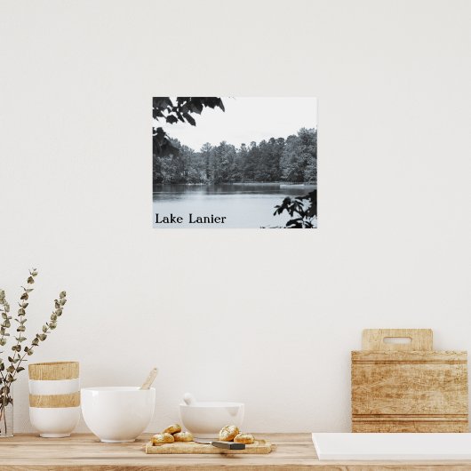 Poster  Kijk Lake Lanier (Keuken)